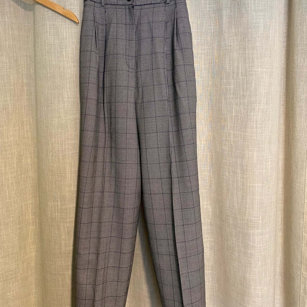 Ralph Lauren Gray Dress Pants High-Waisted Wool Blend